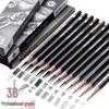 Art Student Sketching Pencil Set - Quick Sketch 2B & Charcoal for Beginners