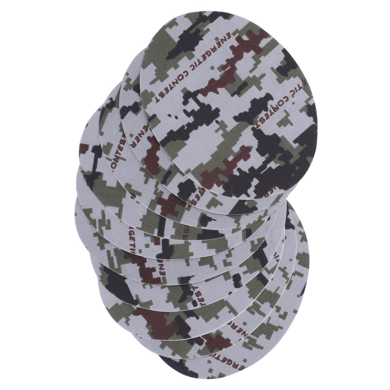 10 STUKS Camouflage Kledingpatches   Kledingreparatie Applicaties met Hittegeactiveerde Lijm voor Jassen Jeans Tassen Hoeden