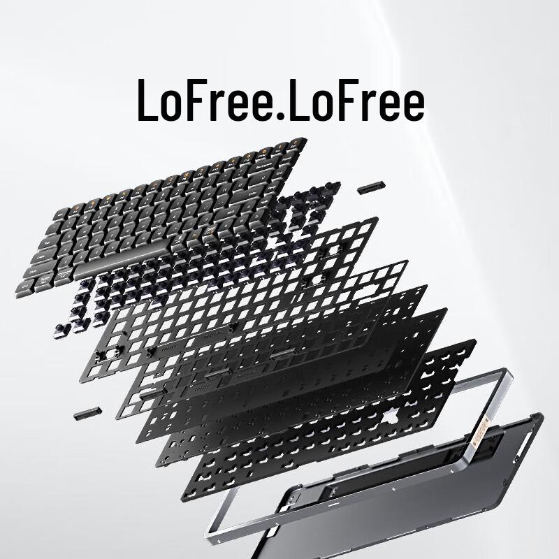 LOFREE OE915 84-Key Low-Profile Dual-Mode Mechanical Keyboard
