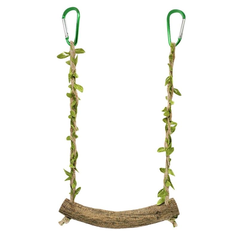 

Игрушка-качели для попугаев, качели для птиц, игрушка-мост, деревянная жердочка, подставка для дрессировки попугаев, держатель для палочек, принадлежности для качелей-лестниц