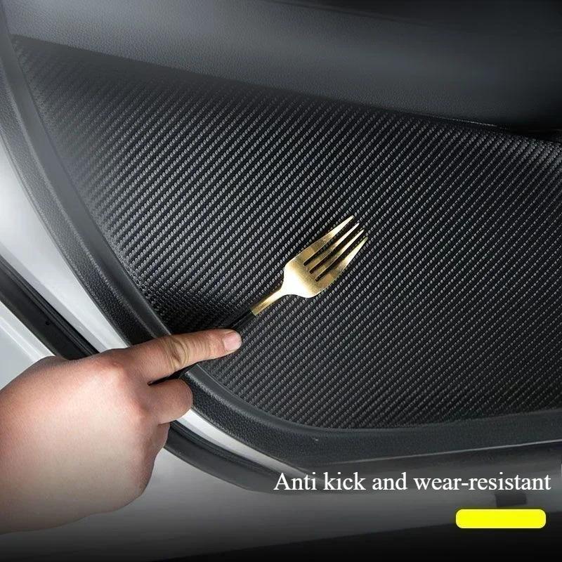 For Volkswagen Tacqua 2019 - 2026 Car Door Anti-kick Pad Leather Interior Anti-dirty Protection Stickers Decoration Accessories