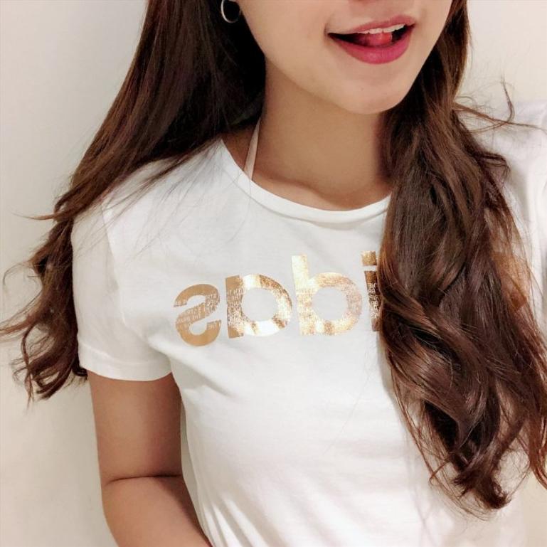 adidas Folie Linear Einfach Gold Buchstaben Druck Rundhals Kurzarm T-Shirt Damen Oberteile Weiß CV4567