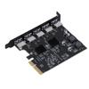 USB 3.2 Gen 2 Expansion Card 5 Port TYPE A PCI Express Card for ASM3142 10Gbps Plug and Play for Desktop PC