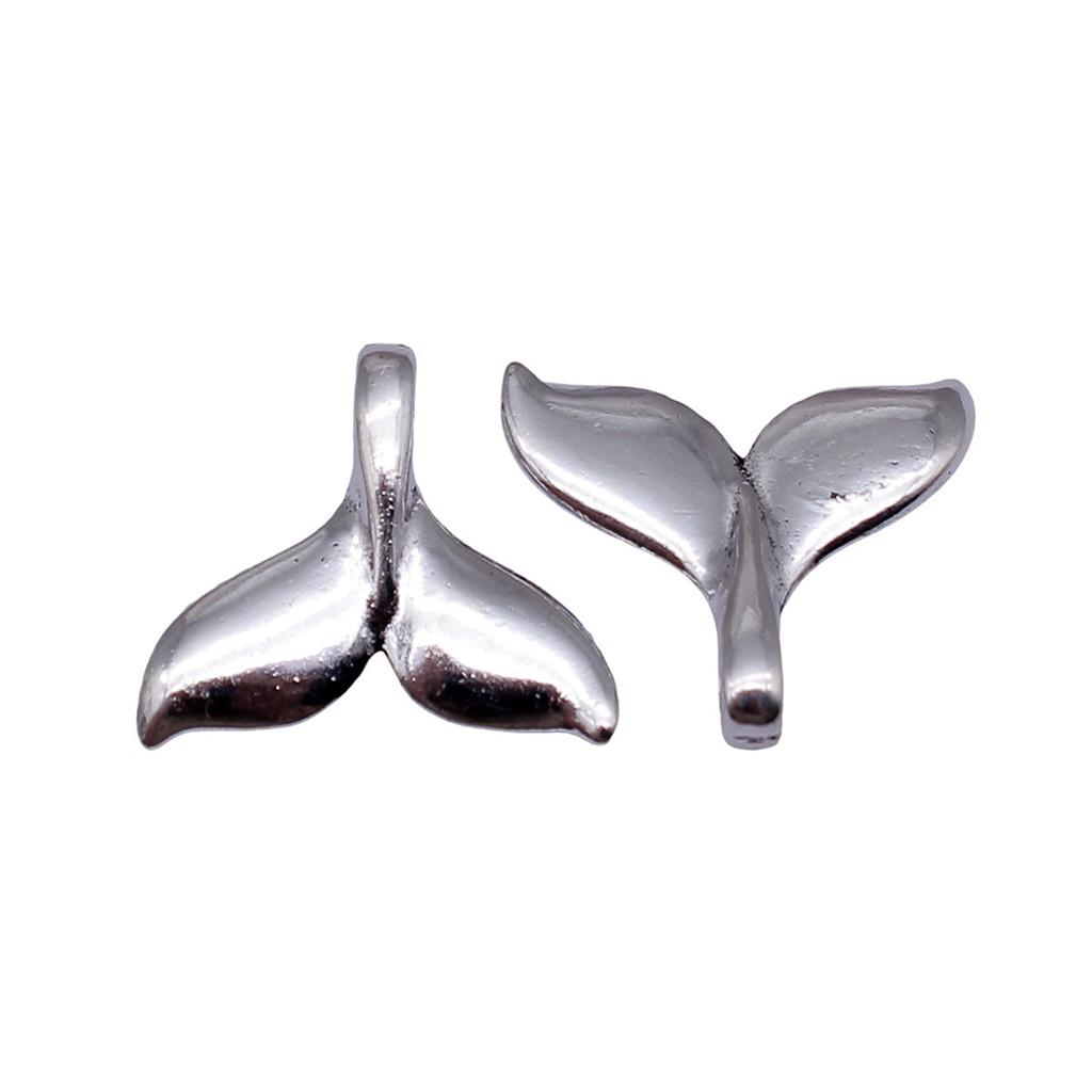 Mermaid Tail Charms Alloy Pendants For Ocean Themed Jewelry Making