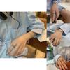 Sterling 925 Stylish Silver Knot Ring For Women Korean Inspired Adjustable Design