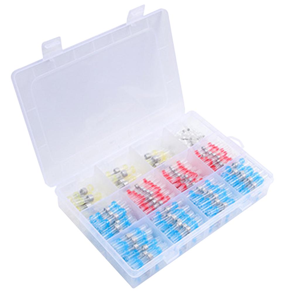 50/200/320pcs Mixed Solder Seal Wire Connector Electrical Wire Butt Connectors Splice Wire Terminals for Automotive Marine Boat