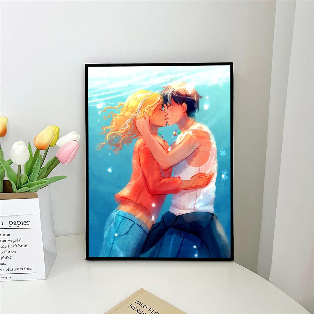 1ks Samolepící umělecký plakát Percy Jackson Nálepka na vodotěsný papír Coffee House Bar Pokojová nástěnná dekorace