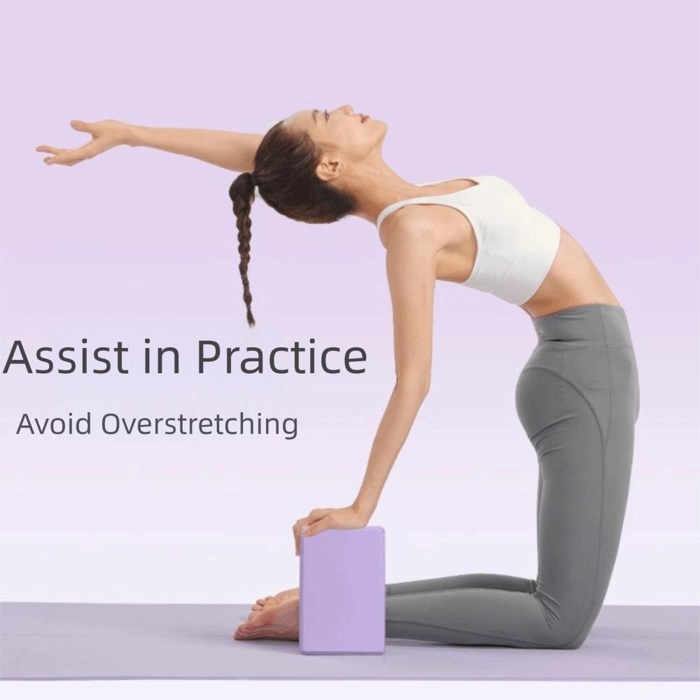 Non-slip Yoga Block High Density Foam Brick Body Shaping Yoga Brick  Stretching