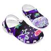 Colorful Printed EVA Garden Shoes Unisex Lightweight Breathable Slip On Clogs Beach Pool Bathroom Home Slippers Comfort Fit