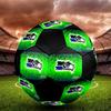 Seahawks Indoor Soccer Ball Colorful All Ages Size 5 Machine Stitched PVC Competition Ready Durable High-Bounce
