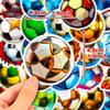 W89C 200Pcs Kids Sports Stickers Sport Stickers Football Stickers Football Decals