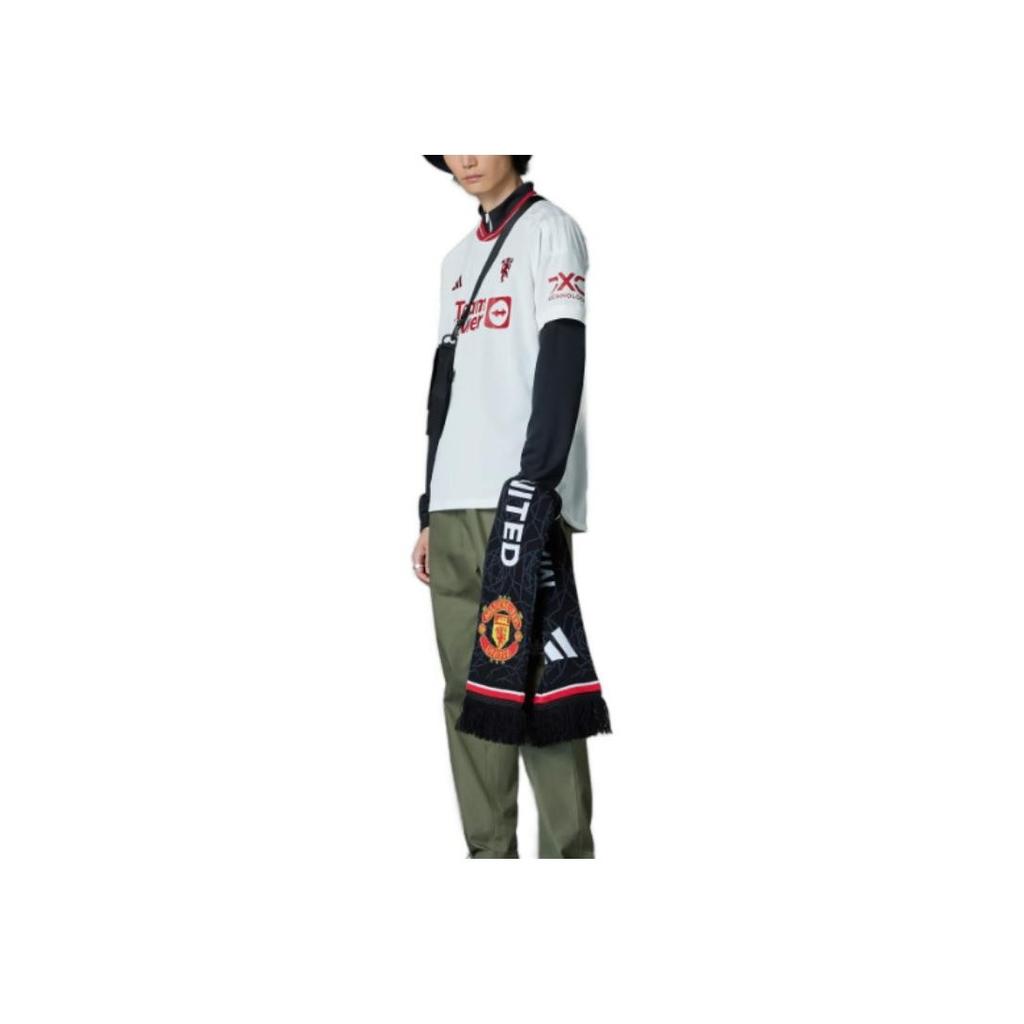 Adidas Manchester United 23/24 Eco-Friendly Casual Soccer Jersey Men Jersey Cloud-White IP1741