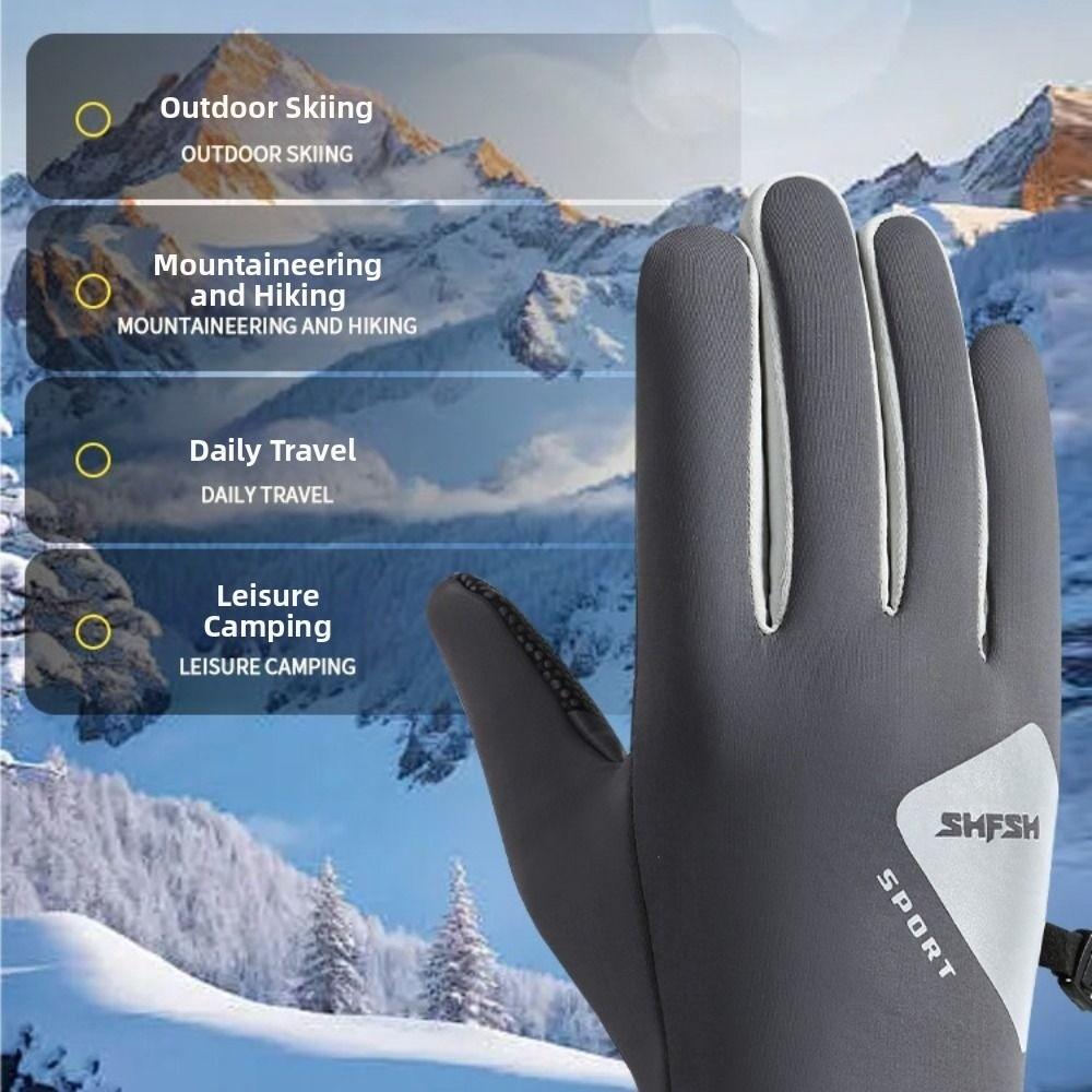 Anti-Slip Winter Cycling Gloves Warm TouchScreen Mittens  Motorcycle Riding