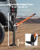 VEVOR Farm Jack, 91.5 Cm Utility High Lift Farm Jack, 3.18 Ton Capacity Ratcheting Off Road Utility Jacks
