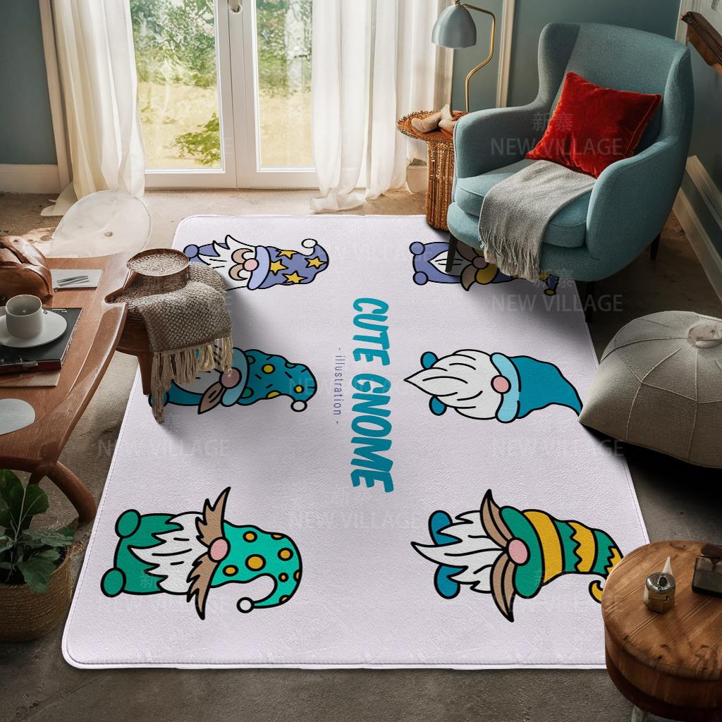 House Entrance Carpet Home Door Mat Living Room Bath Foot Bathroom Non-slip Water Absorption Rugs Bath Merry Christmas Winter