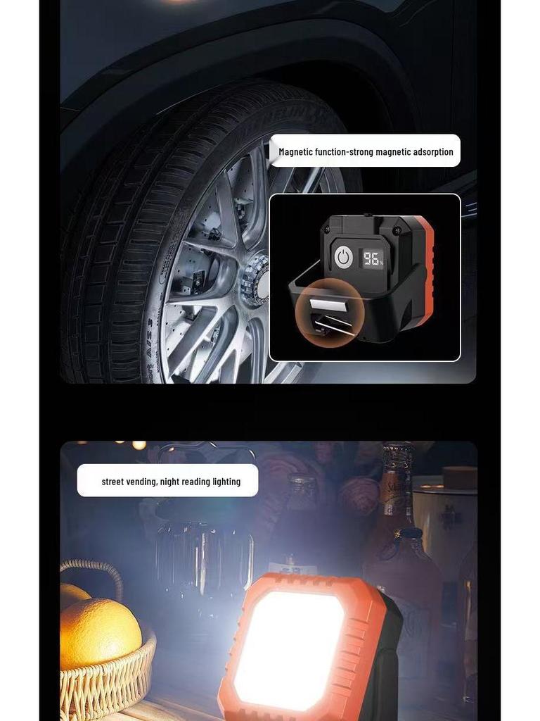 Portable Multi-Functional LED Work Light with Magnetic & USB Charging