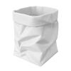 Yousheng Paper Bag Style Pen Holder Wrinkle Texture PLA Desktop Organizer for Office School Home Multi-Purpose Storage for Brushes Remote Rustic