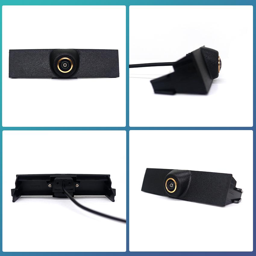 CCD AHD HD Car Front View Parking Night Vision Positive Golden Lens Logo Camera For Volkswagen For VW Touareg 7P 2010~2017 2018