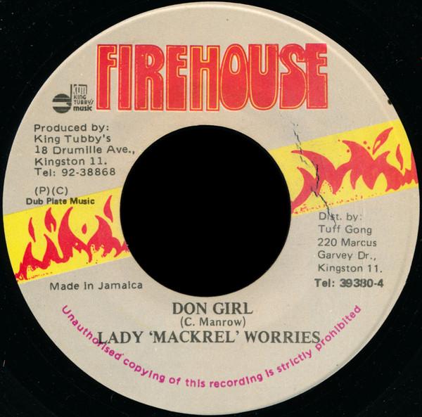 

7inch Record LADY MACKEREL - Don Girl NONE Firehouse Jamaica Reggae, Ska & Dub Used