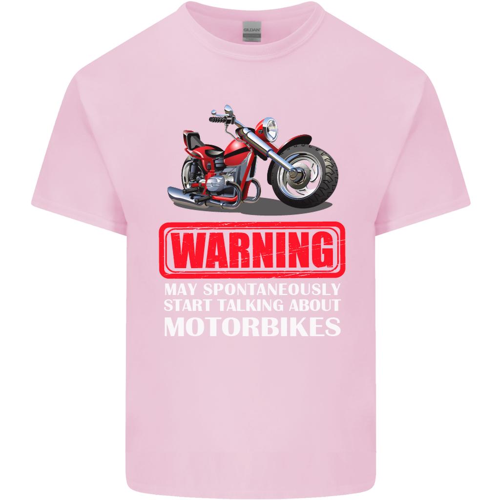 May Start Talking About Motorbikes Funny Unisexs Light Cotton TShirt
