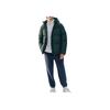 Skechers Warm Outdoor Waterproof Hooded Quilted Down Jacket Men Jackets Bush-Green P423M126-03RT