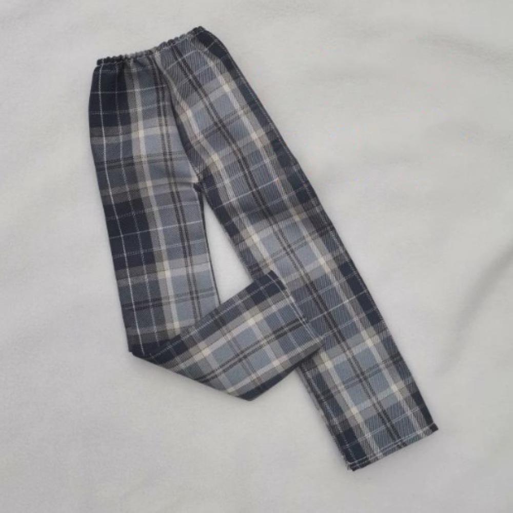 

Mini Princess Trousers Fashion Doll Clothes Pants Doll Plaid Pants for 1/4 BJD 45cm Doll 1