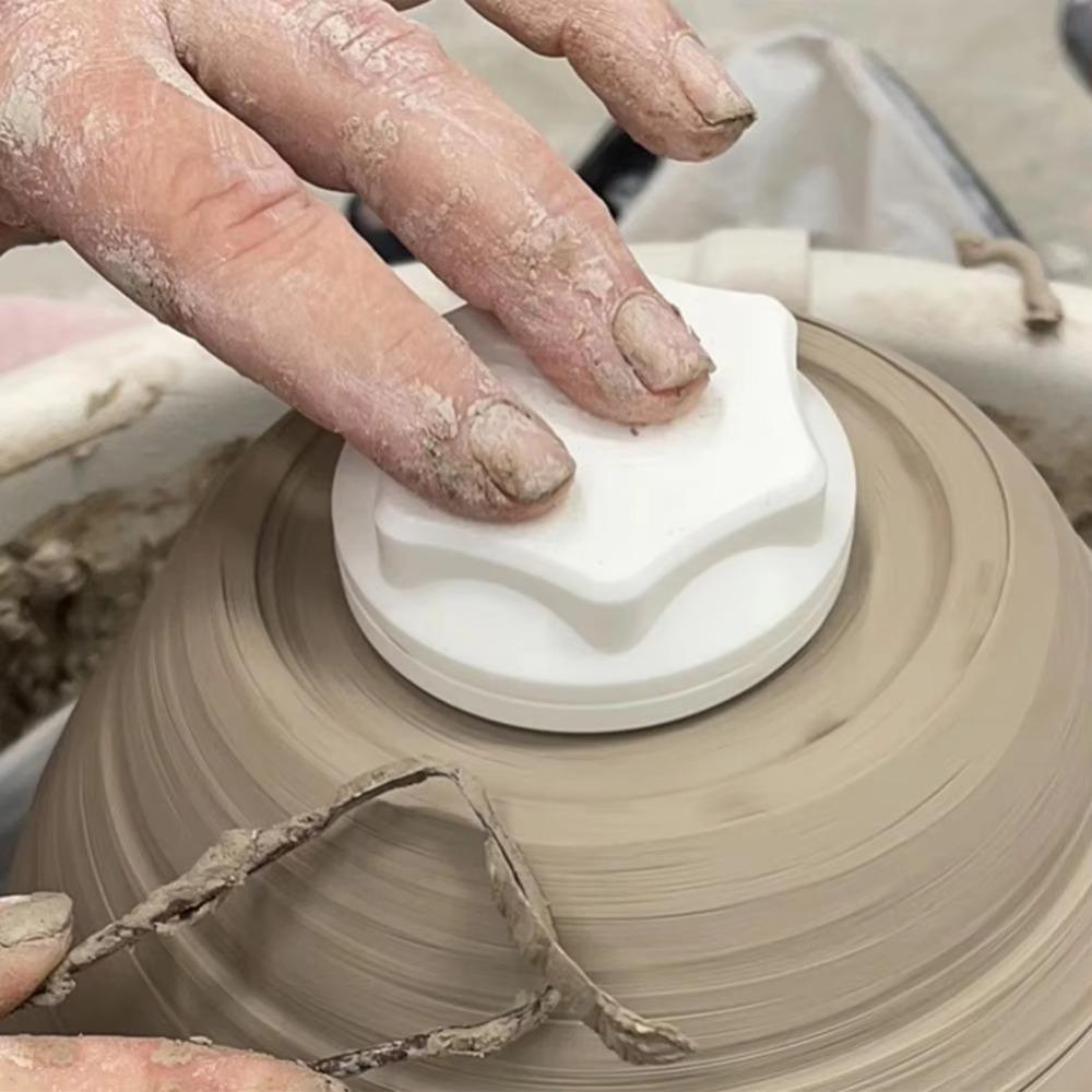 Durable Ceramic Clay Trimming Spinner Portable Potters Rotary Disc Wheel Potters and Clay Artists