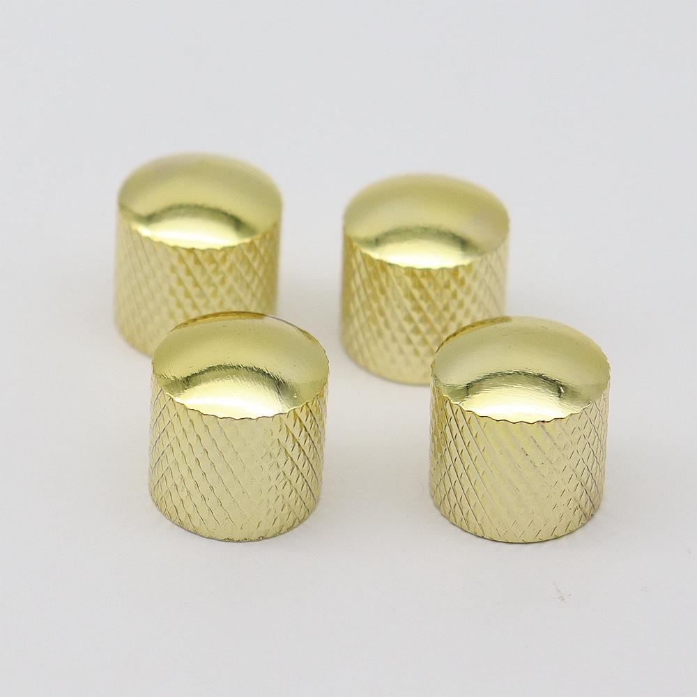 2Pcs4Pcs 6Mm Metal Dome Tone Guitar Volume Tone Knobs Potentiometer Control Knobs For Electric Guitar Bass