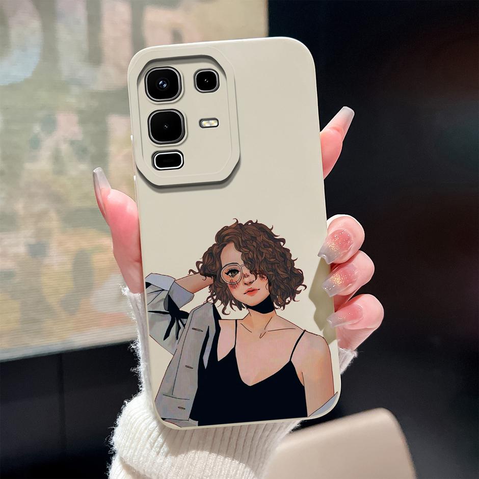 For Infinix Note 50 Pro Plus 50x 4G 5G Phone Case Cute Cartoon Cat Soft Silicone Anti Scratch Protective Bumper Back Cover Funda