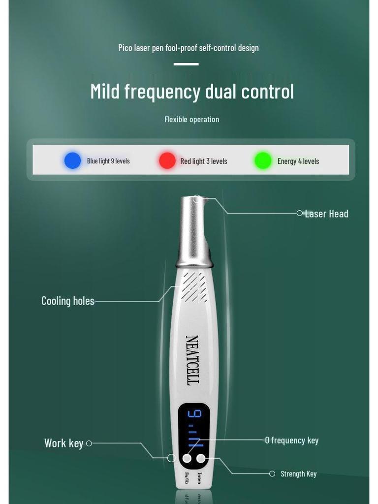 Picosecond Laser Pen for Eyebrow Tattoo & Freckle Removal