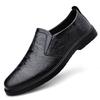 Fashion Spring Genuine Leather Mens Slip on Footwear Men's Shoes Men Casual Shoes Classic Men Shoes for Wedding Breathable Mens Loafers