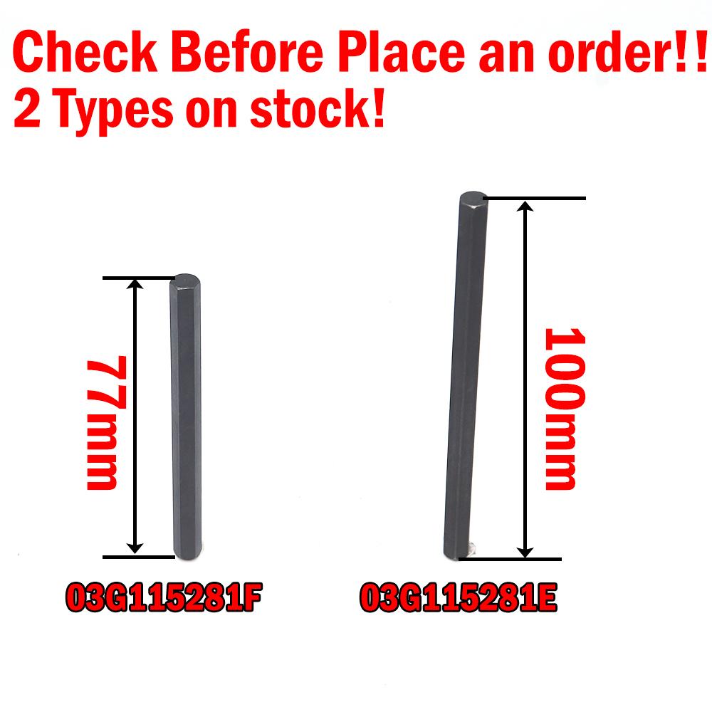 77mm/100mm Oil Pump Drive Key For A3 A4 A5 A6 Q5 Alhambra Exeo Superb Passat CC Scirocco Hex Allen Balance Shaft With Securing Ring Circlip Repair Kit