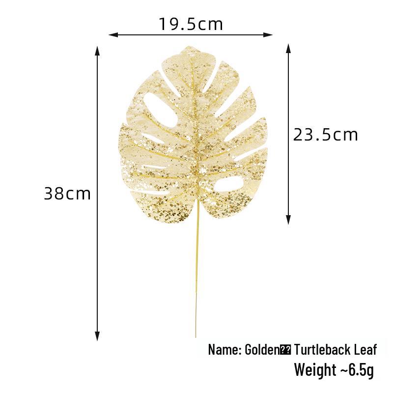 Goldener Monstera-Blatt-Ballon für Hochzeitsdekoration