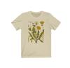 Dandelion Botanical Graphic Tshirt Hiking Shirt Botanical Print Shirt Short Sleeve Cotton Oversized Tee Women Clothing Harajuku