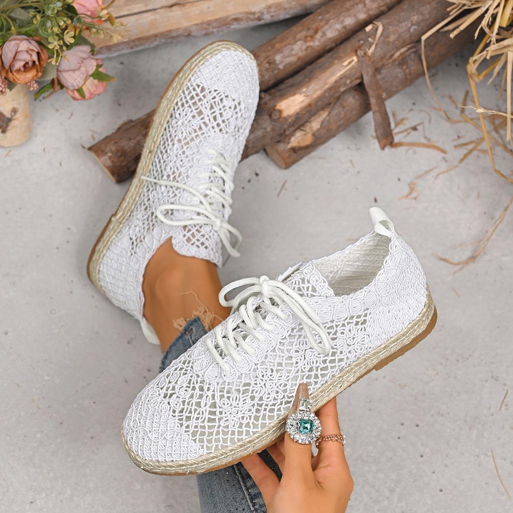 Fashion Women's Sneakers Fashion 2025 New Breathable Woman Shoes Comfortable Casual Sneaker Lace Up Outwear Zapatillas De Mujer Size 43