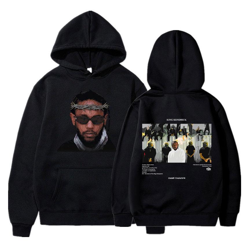 Rapper Kendrick Lamar Good Kid Hoodie Men Women's Hip Hop Rap Style Music Album Hoodies Sweatshirts Oversized Fashion Streetwear
