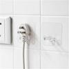 40Pcs Practical Transparent Wall Hooks Adhesive Power Plug Holders Hanging Hooks For Home And Office Use