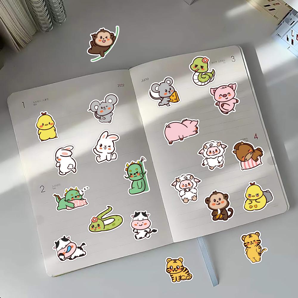 60Pcs New Stickers Cute Stickers Notebook Mobile Phone Stickers