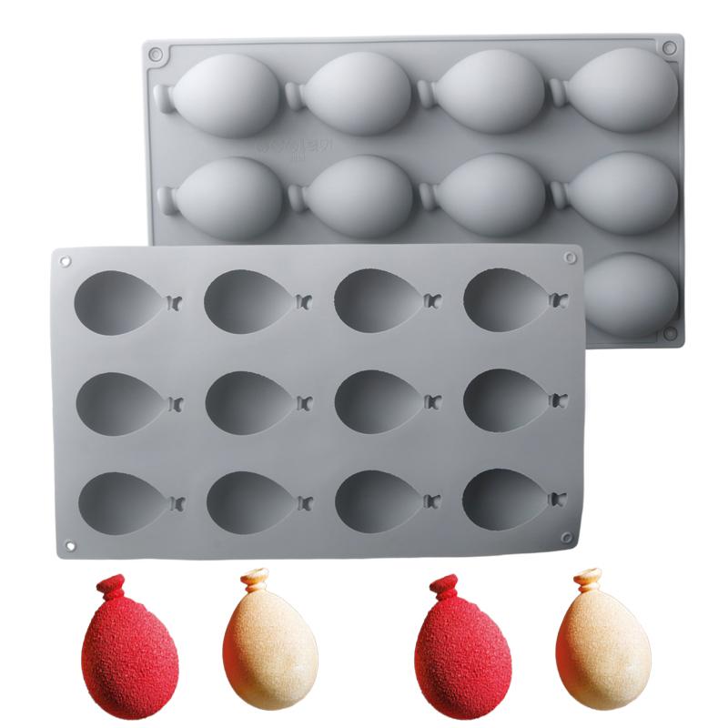 Mousse Cake Moulds Balloon Shape Silicone Cake Molds Whey Cheese Dessert  Baking Tools Kitchen Supplies