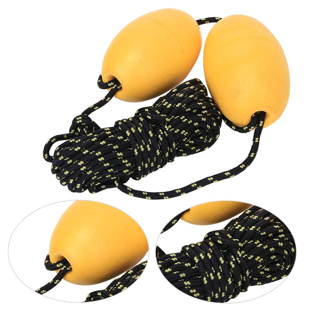 Kajak Bootsleine Seil mit Schwimmendem Edelstahlhaken für Angeln Drift s System