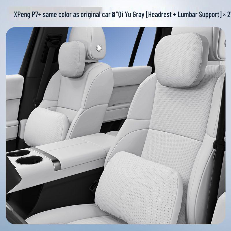 Xpeng P7+ Kopfstützen- & Lendenwirbel-Nackenkissen - Wesentliches Autoinnenzubehör