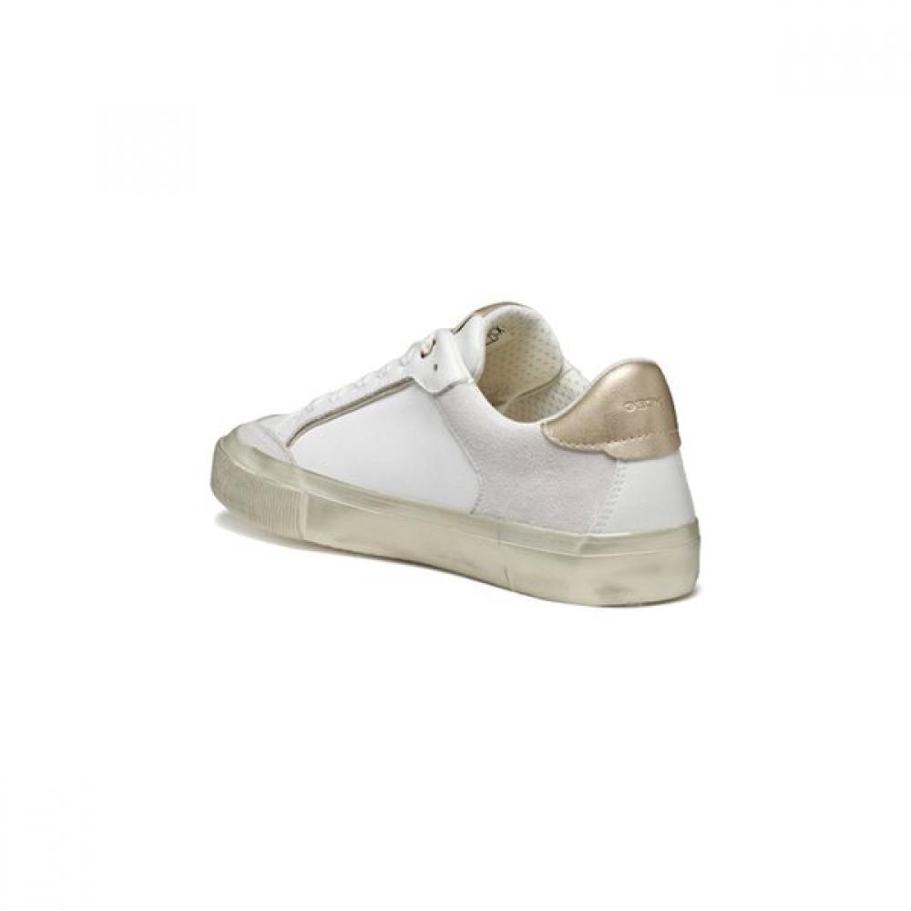 Geox Women S Comfort SneakerS 8gx0uc5S9S White Metallic