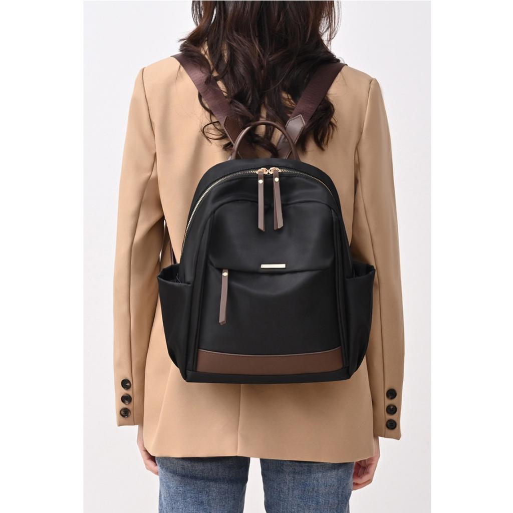 Ladies' Large Capacity Backpack - Lightweight and Durable Nylon College Style Backpack School Backpack | Fashion Backpack | Nylon Travel Backpack