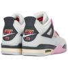 Air Jordan 4 Retro Comic Men Sneakers White Off-White Anthracite JA1135-100