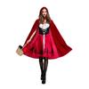 Adult Little Red Riding Hood Costume Halloween Party Cosplay Sweet Style Set Women
