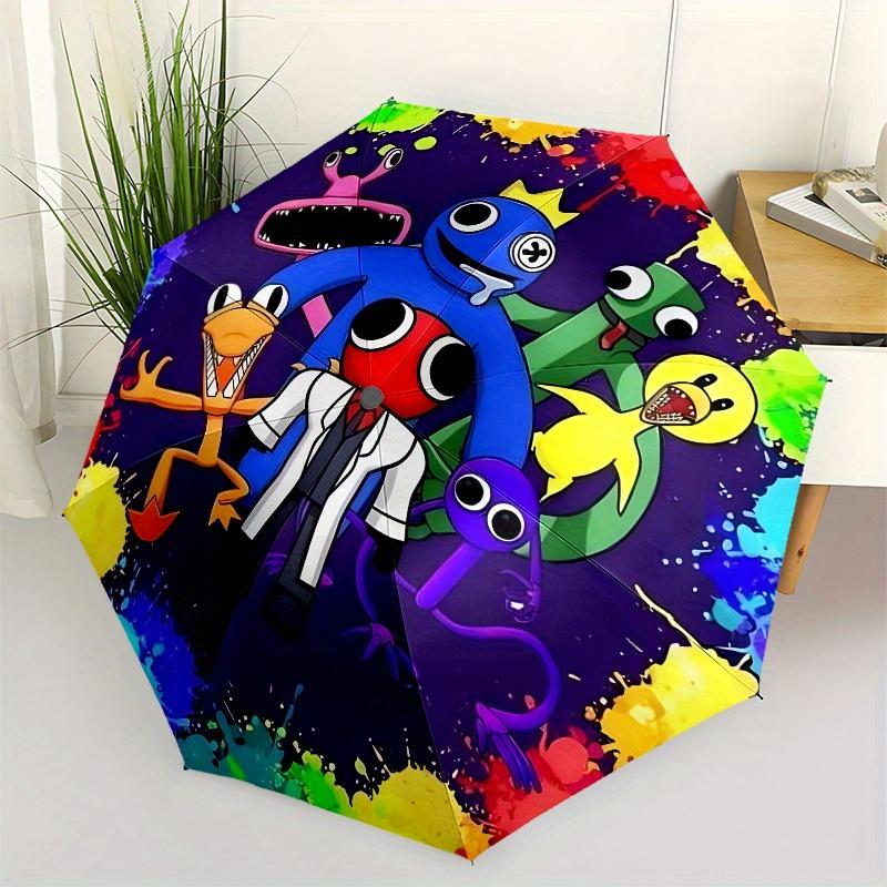 

Oddbods , Cartoon Characters themed Eight rib Automatic Folding Umbrella Is Suitable for Both Men and Women, Making It A Perfect Christma