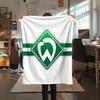 1PC SV Werder Bremen Patterned Flannel Blanket Suitable For All Seasons for Home Decor Warmth and Comfort Gifts Holiday Present