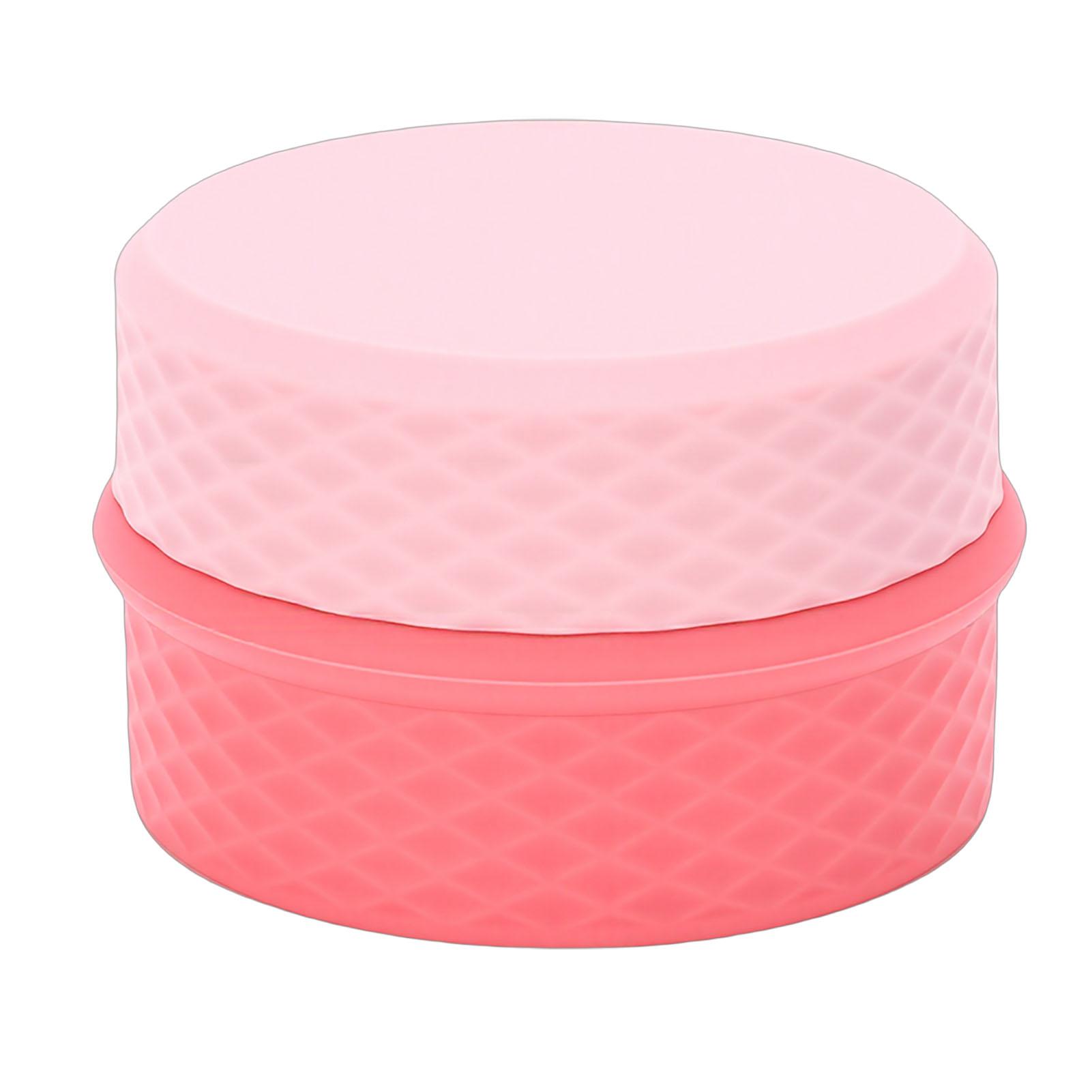 

3 in 1 Travel Silicone Makeup Containers for Toiletries Shampoo Lotion Refillable Empty Jars Portable Containers Pink