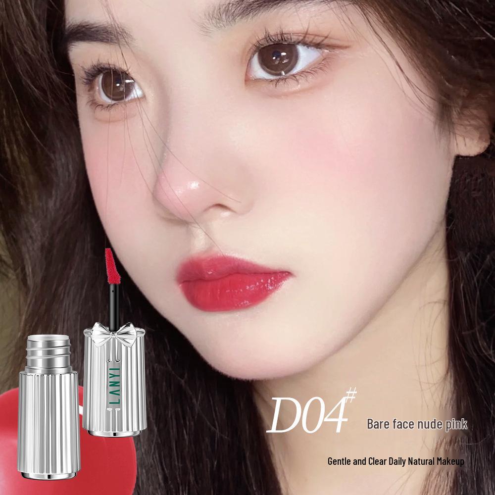 

Lan Yi Matte Velvet Lip Glaze: Moisturizing, Non-Stick, Whitening. Perfect for Students & Natural Look. 3g