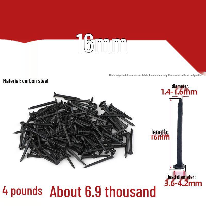 Spikeschuh Reparatur Nägel: Extrafeines Schwarzeisen für Lederschuhe